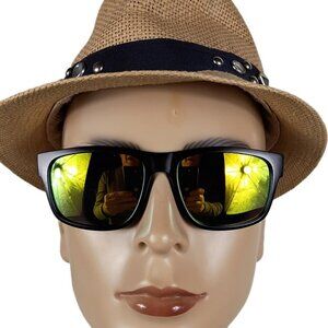 SHARKEYES RECTANGLAR BLACK MIRRORED  SUNGLASSES  NSPORT2